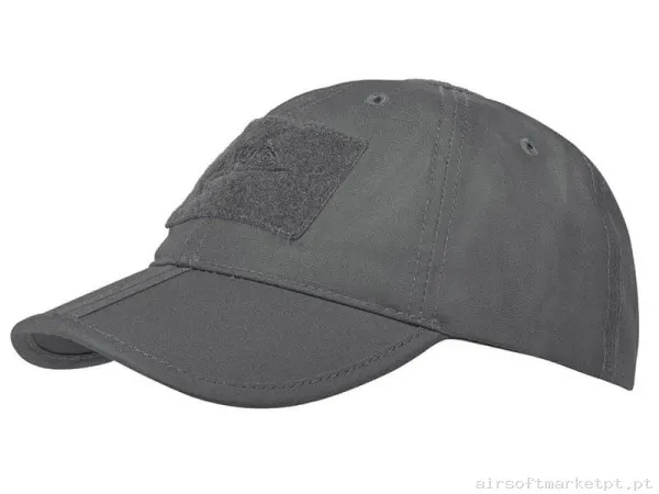 Gorra Beisbol Velcro Plegável Helikon-Tex Folding Cap Shadow Grey — Proteção Ocular & Facial — Airsoft Market PT