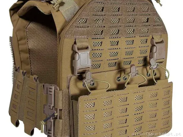 Chaleco Corso Drake MK4 Coyote — Coletes & Rigs — Airsoft Market PT