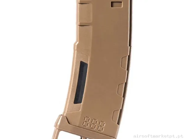 Magazine Réplica Midcap M4 Lancer Tactical Speed Polimero 130 Bbs tan — Carregadores / Magazines — Airsoft Market PT