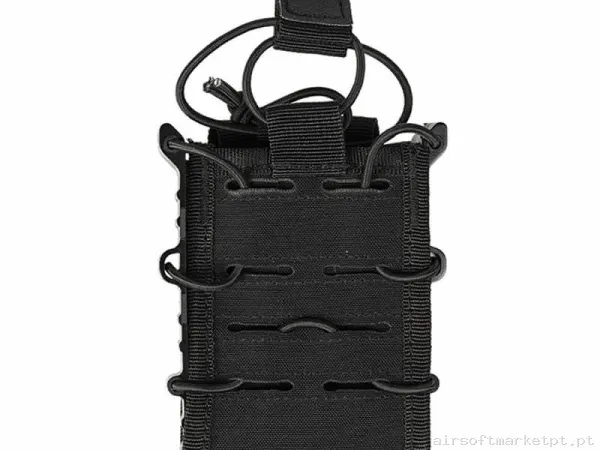 Pouch Magazine Pouch M4 Mil-Tec Quick Mag Open Top Flex negro — Coletes & Rigs — Airsoft Market PT