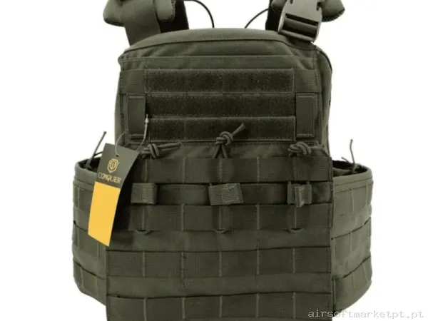 CHALECO CONQUER APC RANGER GREEN — Coletes & Rigs — Airsoft Market PT