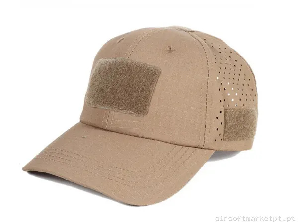 Gorra Camuflaje Coyote Brown Velcro Beisbol Ajustable Gen2 — Proteção Ocular & Facial — Airsoft Market PT