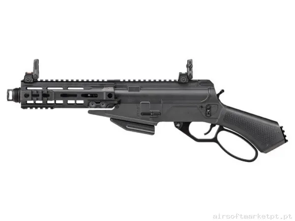 Réplica Gas G&G Levar 7" preta — Rifles de Assalto (AR/M4/AK) — Airsoft Market PT