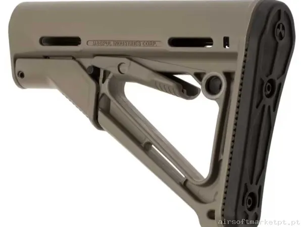 Externo Coronha Magpul Ctr Carbine Stock Mil Spec Dark Earth — Acessórios & Componentes — Airsoft Market PT