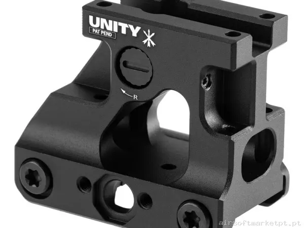 Montagem Externa RIS PTS Unity Tactical Fast Mro preta — Acessórios & Componentes — Airsoft Market PT