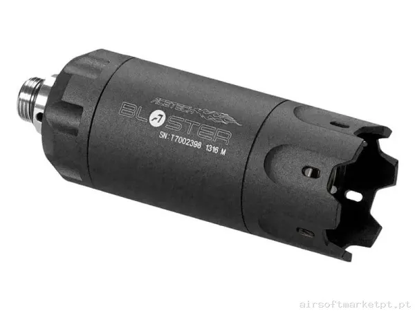 Externo Supressor Trazador Acetech Blaster negro (Simulador de Fogonazo) — Acessórios & Componentes — Airsoft Market PT