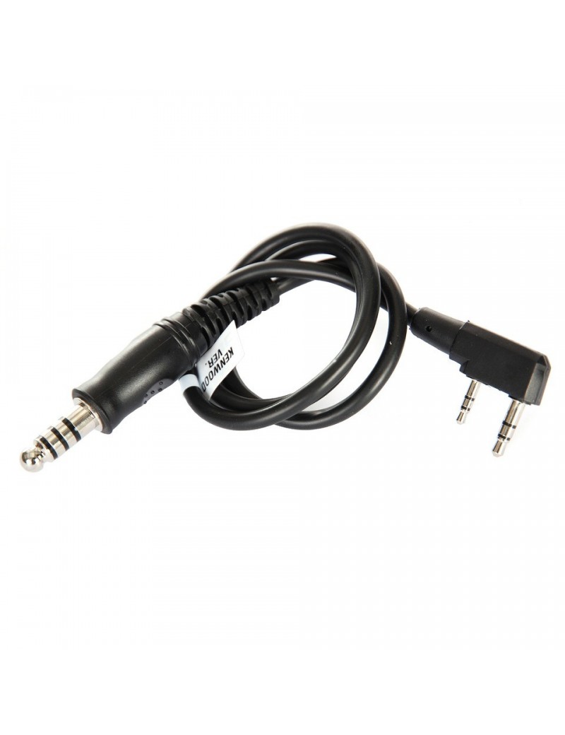 Cable - Z124 Kenwood PTT [Z-TAC] — Rádios & Comunicação — Airsoft Market PT