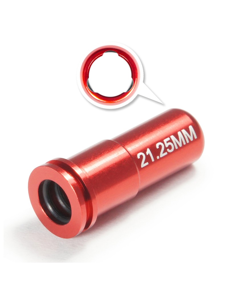 CNC Aluminum Double O-Ring Nozzle - 21.25mm [Maxx Model] — Peças Internas (AEG) — Airsoft Market PT