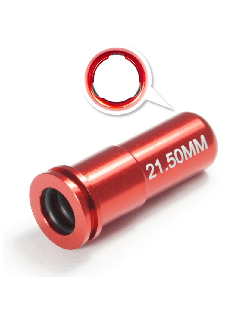 CNC Aluminum Double O-Ring Nozzle - 21.50mm [Maxx Model] — Peças Internas (AEG) — Airsoft Market PT