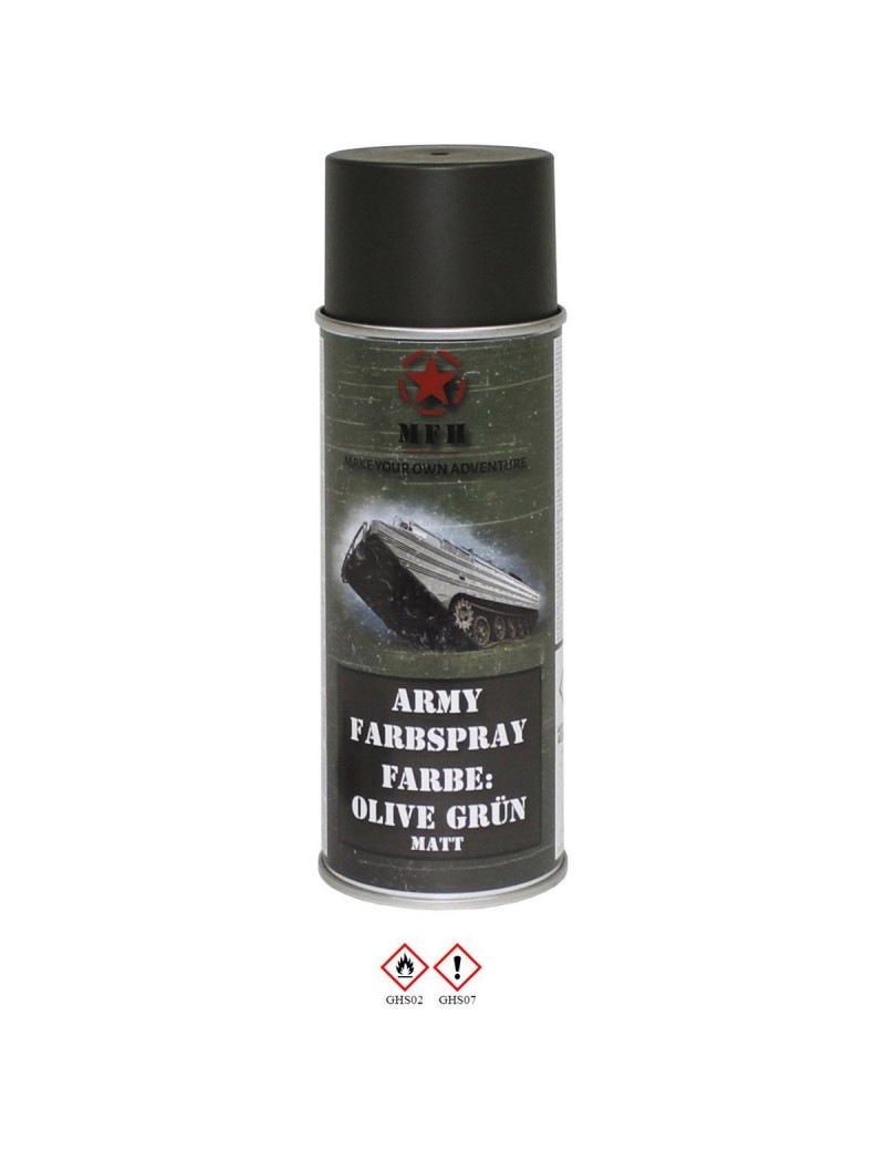 Army Paint Matt - Olive Drab 400ml [MFH]Army Paint Matt - Olive Drab 400ml [MFH] — Outros — Airsoft Market PT