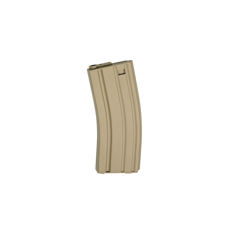 Mid Cap M4 85Rnd TAN [ASG] — Carregadores / Magazines — Airsoft Market PT