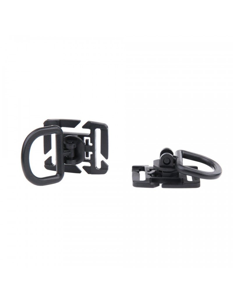 Molle D Ring (Pack 2) - Black [101INC] — Acessórios & Componentes — Airsoft Market PT