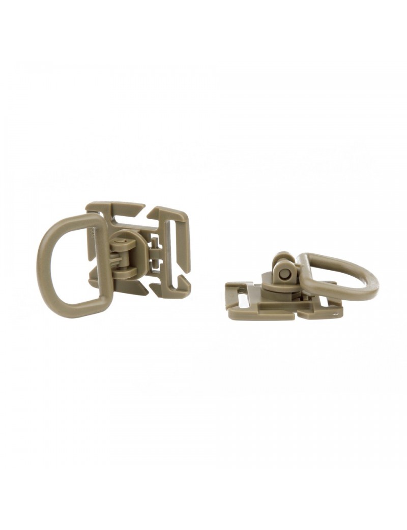 Molle D Ring (Pack 2) - Coyote [101INC] — Acessórios & Componentes — Airsoft Market PT