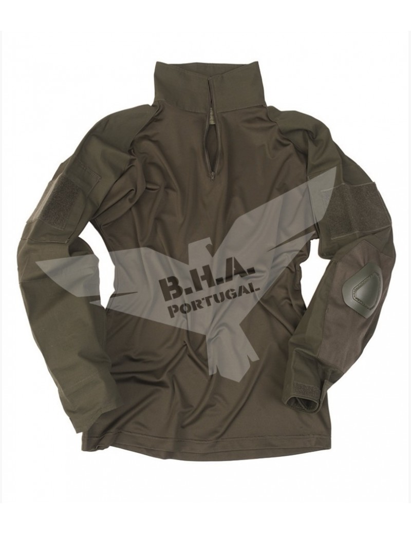 Shirt Tactical Warrior - OD [Miltec] — Vestuário (Fardas) — Airsoft Market PT