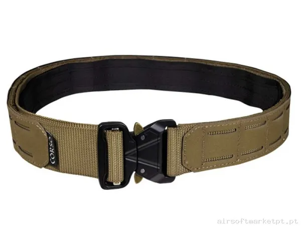 CEÑIDOR CORSO HOOK LASER MK1 COYOTE - S/M — Gear Táctico — Airsoft Market PT
