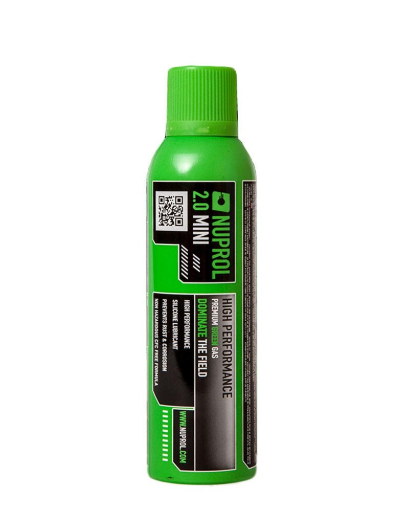 Mini 2.0 Premium Green Gas 120ml [Nuprol] — Gás & CO2 — Airsoft Market PT