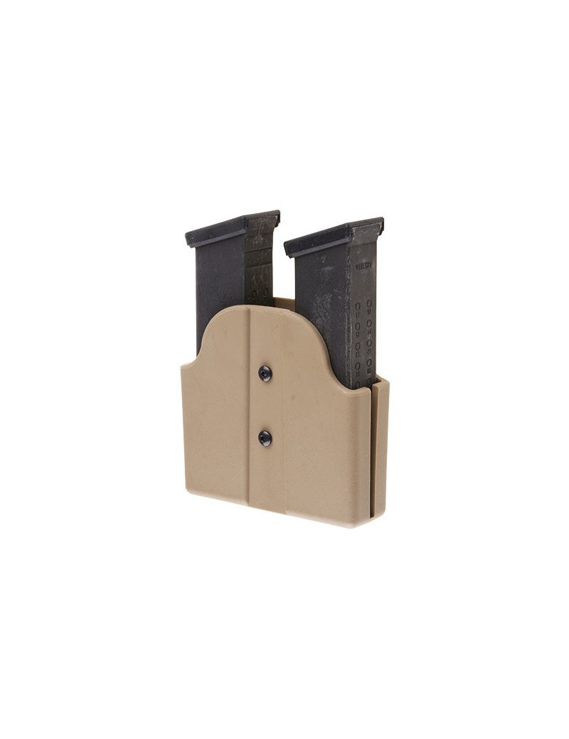 Double Pistol Magazine Pouch - Dark Earth [FMA] — Rádios & Comunicação — Airsoft Market PT