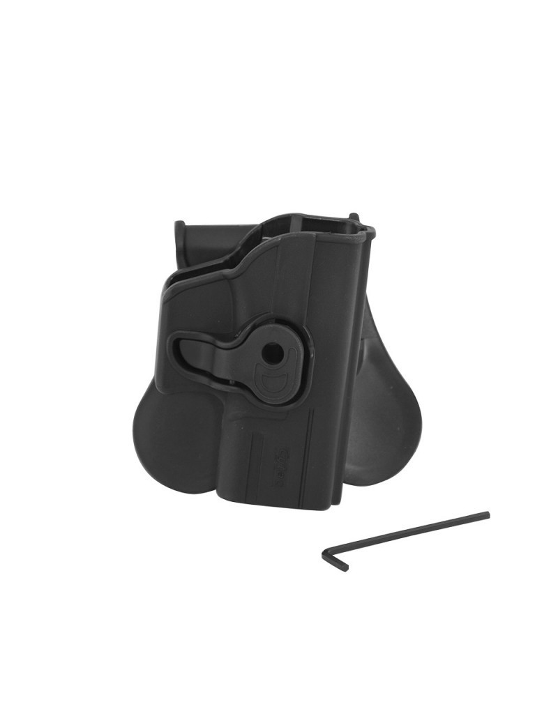 Polymer Holster - G26/27/33 - Black [CYTAC] — Gear Táctico — Airsoft Market PT