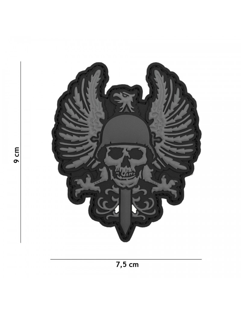 Patch - Skull Spain - Grey — Patches & Decoração — Airsoft Market PT