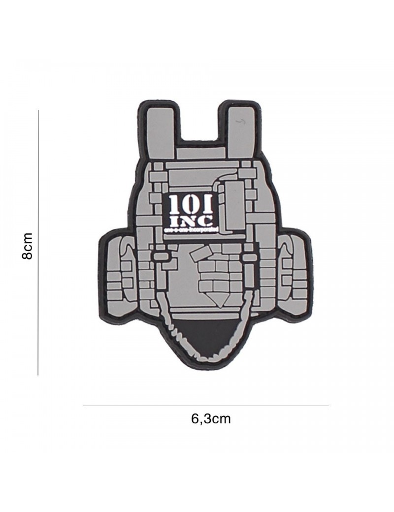 Patch - Tactical Vest - Grey — Patches & Decoração — Airsoft Market PT