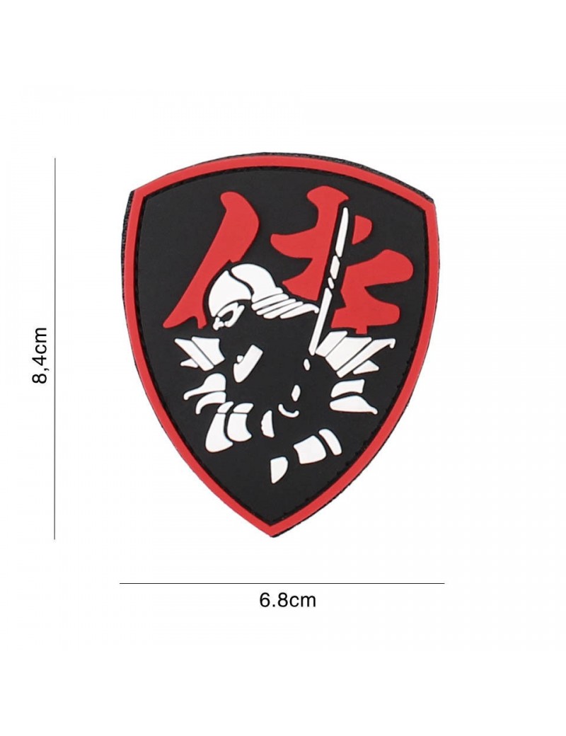 Patch - Samurai Shield - Red — Patches & Decoração — Airsoft Market PT