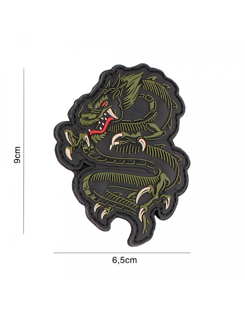 Patch - Dragon - Green — Patches & Decoração — Airsoft Market PT