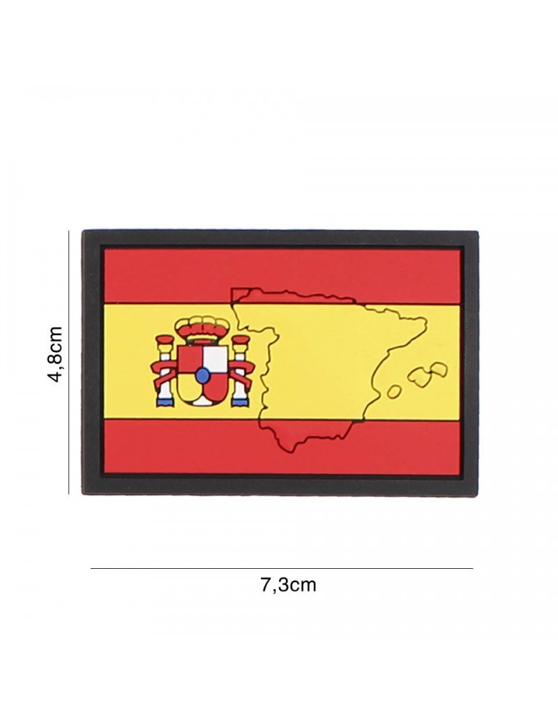 Patch - Flag Spain w/ Contour — Patches & Decoração — Airsoft Market PT