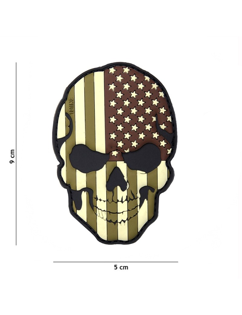 Patch - Skull USA - Camo — Patches & Decoração — Airsoft Market PT