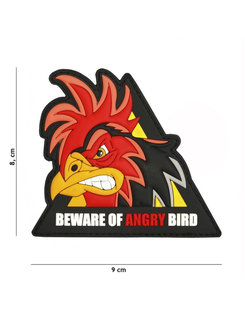 Patch - Beware of Angry Bird Traingle — Patches & Decoração — Airsoft Market PT