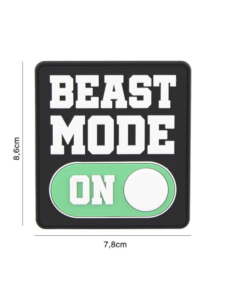 Patch - Beast Mode ON — Patches & Decoração — Airsoft Market PT
