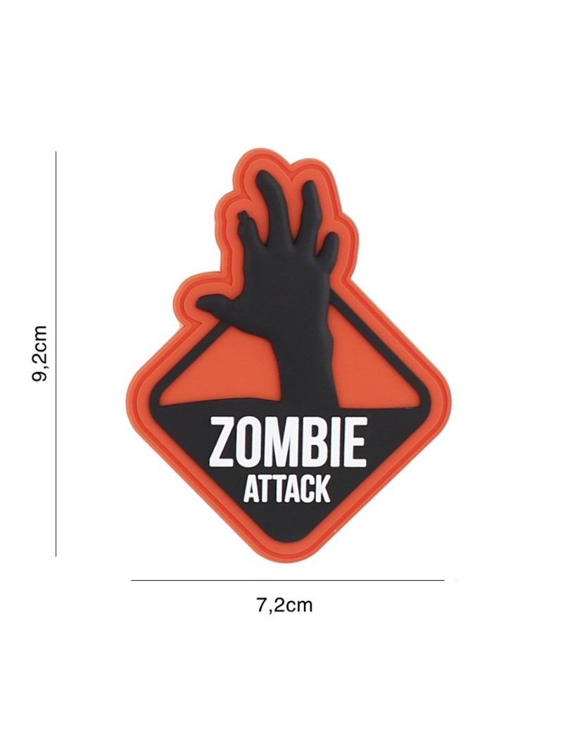 Patch - Zombie Attack 2 - Orange — Patches & Decoração — Airsoft Market PT