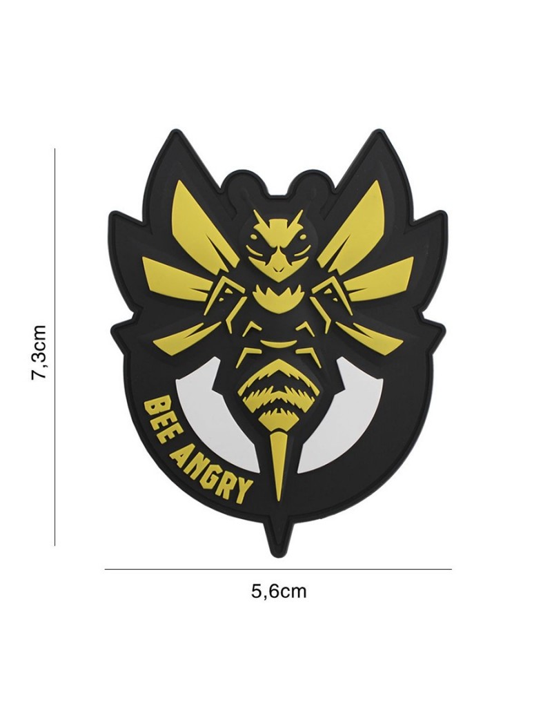 Patch - Bee Angry - Yellow — Patches & Decoração — Airsoft Market PT