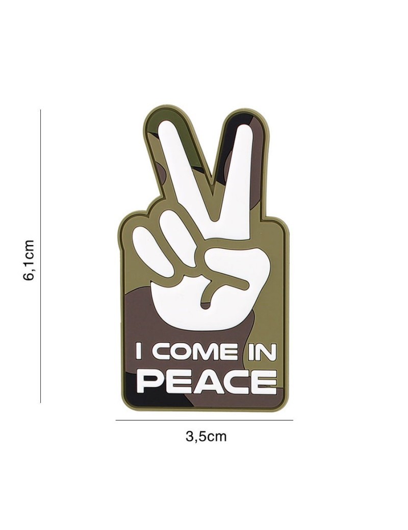 Patch - I Come In Peace - Camo — Patches & Decoração — Airsoft Market PT