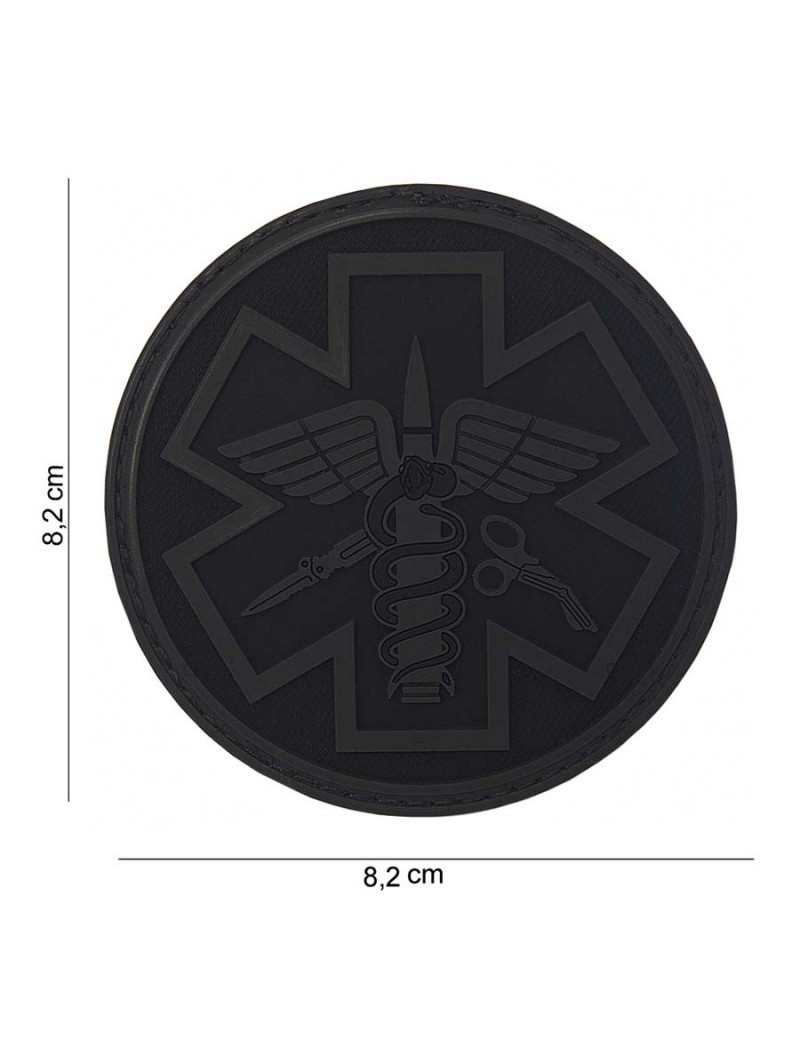 Patch - Paramedic - Black — Patches & Decoração — Airsoft Market PT