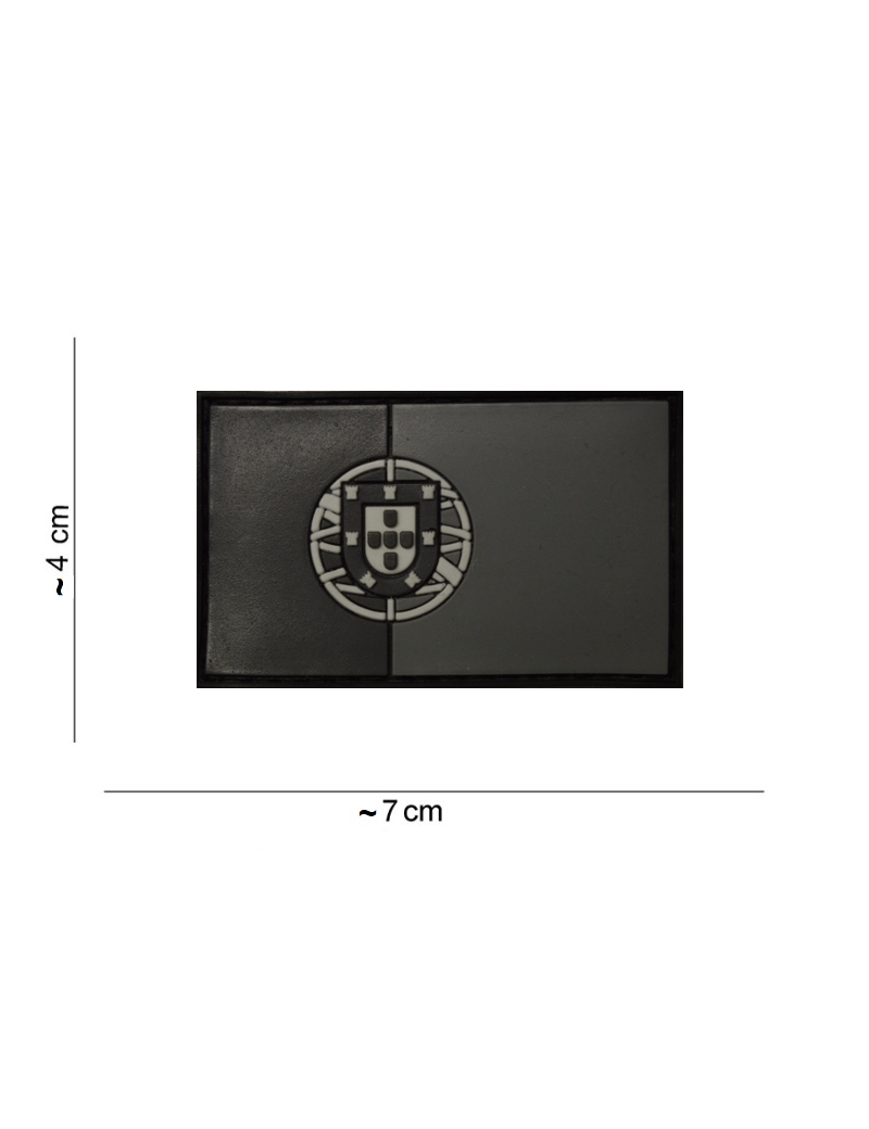 Patch - Portugal Flag - Wolf Grey — Patches & Decoração — Airsoft Market PT