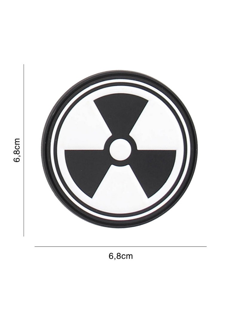 Patch - Nuclear - White — Patches & Decoração — Airsoft Market PT
