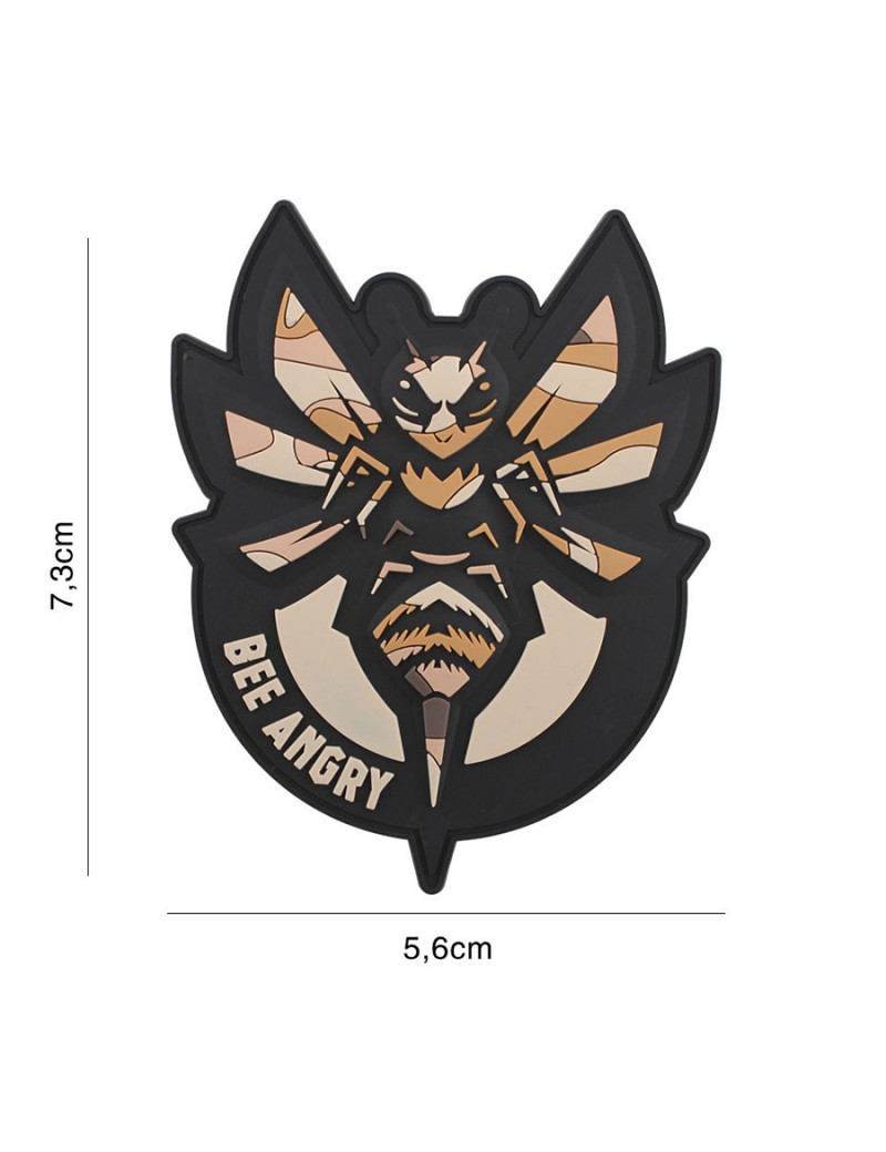 Patch - Bee Angry - Woodland — Patches & Decoração — Airsoft Market PT