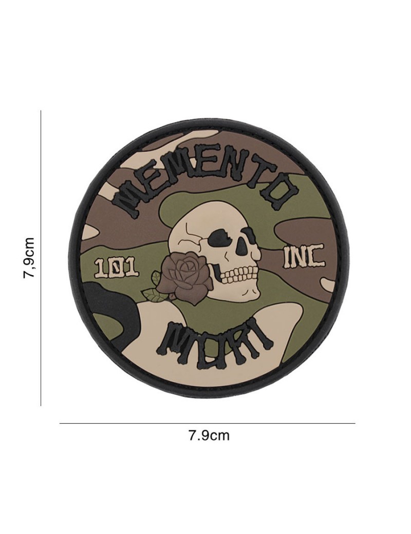Patch - Memento Mori - Woodland — Patches & Decoração — Airsoft Market PT