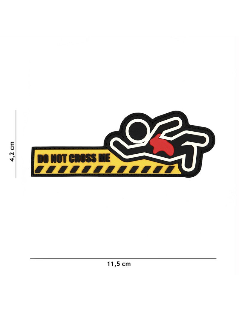 Patch - Do Not Cross Me — Patches & Decoração — Airsoft Market PT