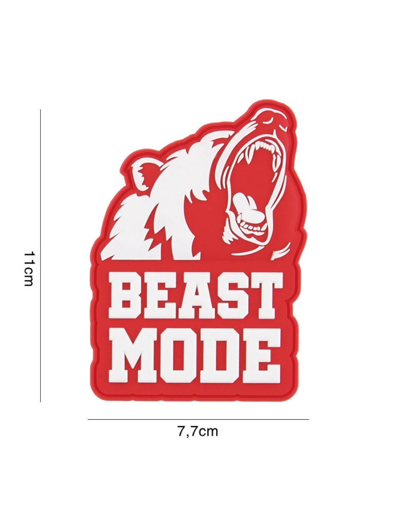Patch - Beast Mode - Red — Patches & Decoração — Airsoft Market PT