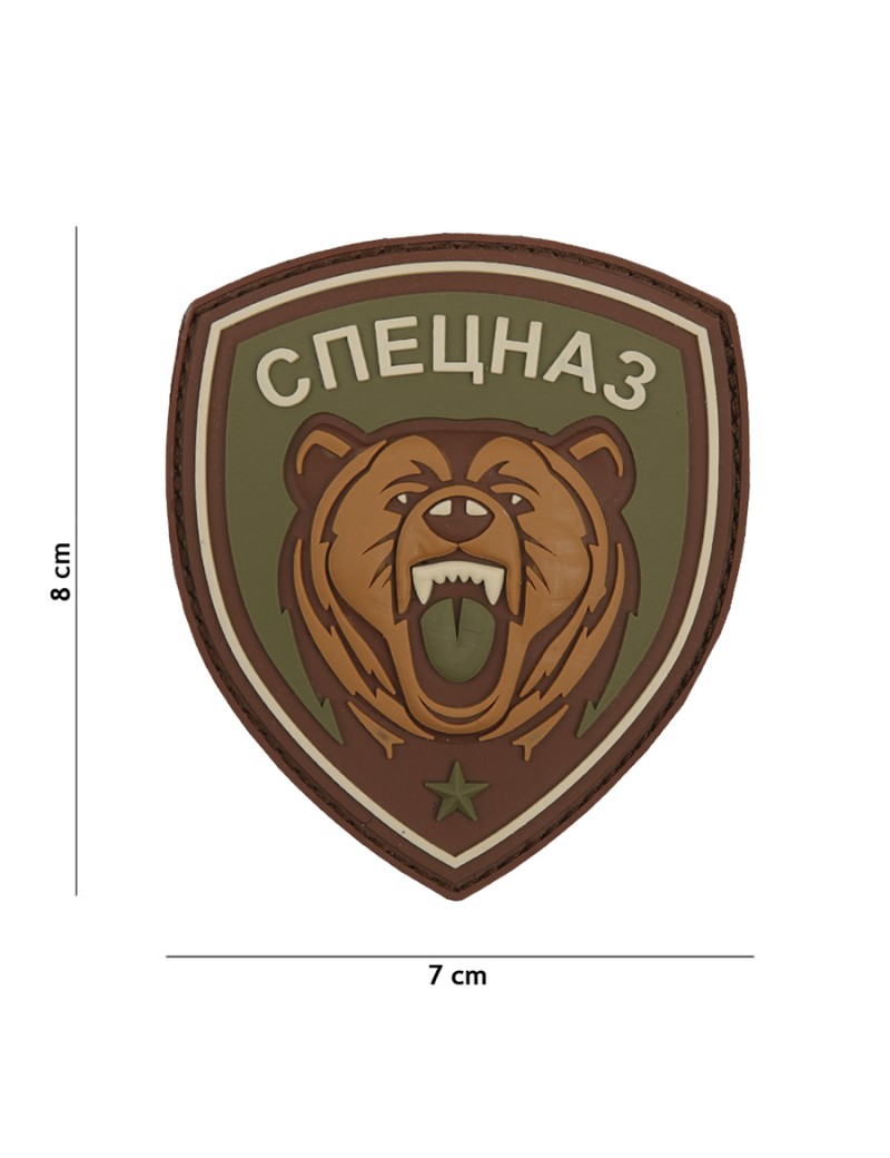 Patch - Spetsnaz Bear - Green — Patches & Decoração — Airsoft Market PT