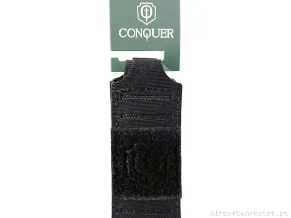 Pouch Multiusos Conquer Dead Rag negro — Coletes & Rigs — Airsoft Market PT
