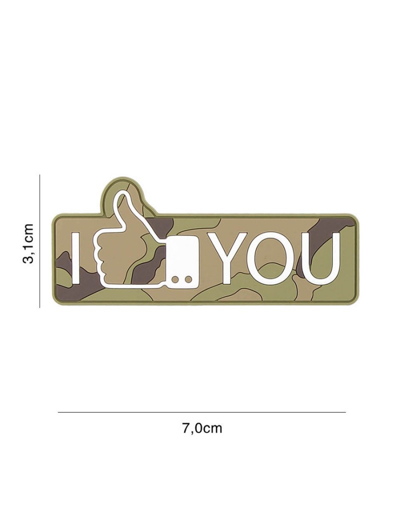 Patch - I like You - Woodland — Patches & Decoração — Airsoft Market PT