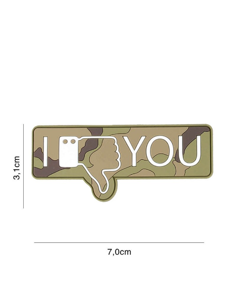Patch - I Don't like You - Woodland — Patches & Decoração — Airsoft Market PT