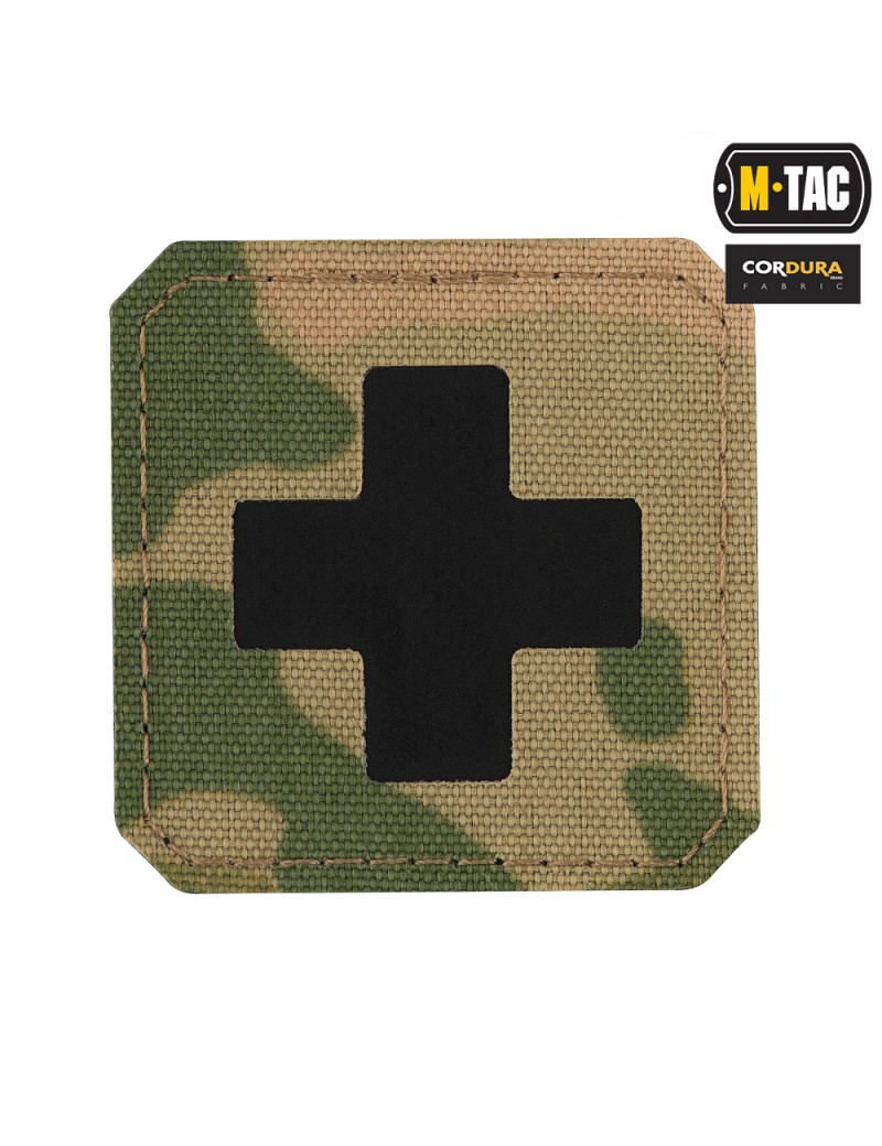 Patch - Medic Cross - Multicam & Black [M-TAC] — Patches & Decoração — Airsoft Market PT