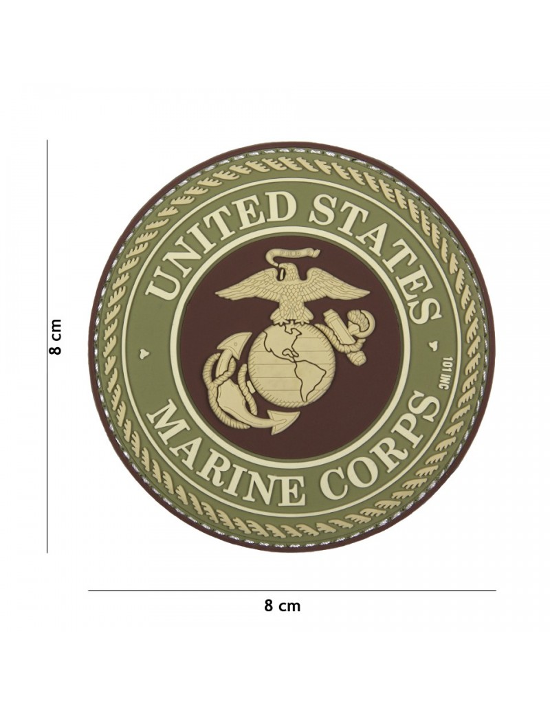 Patch - United States Marine Corps - Brown — Patches & Decoração — Airsoft Market PT