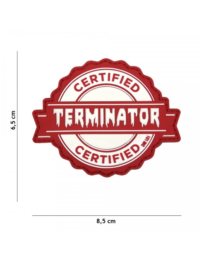 Patch - Terminator - Red — Patches & Decoração — Airsoft Market PT