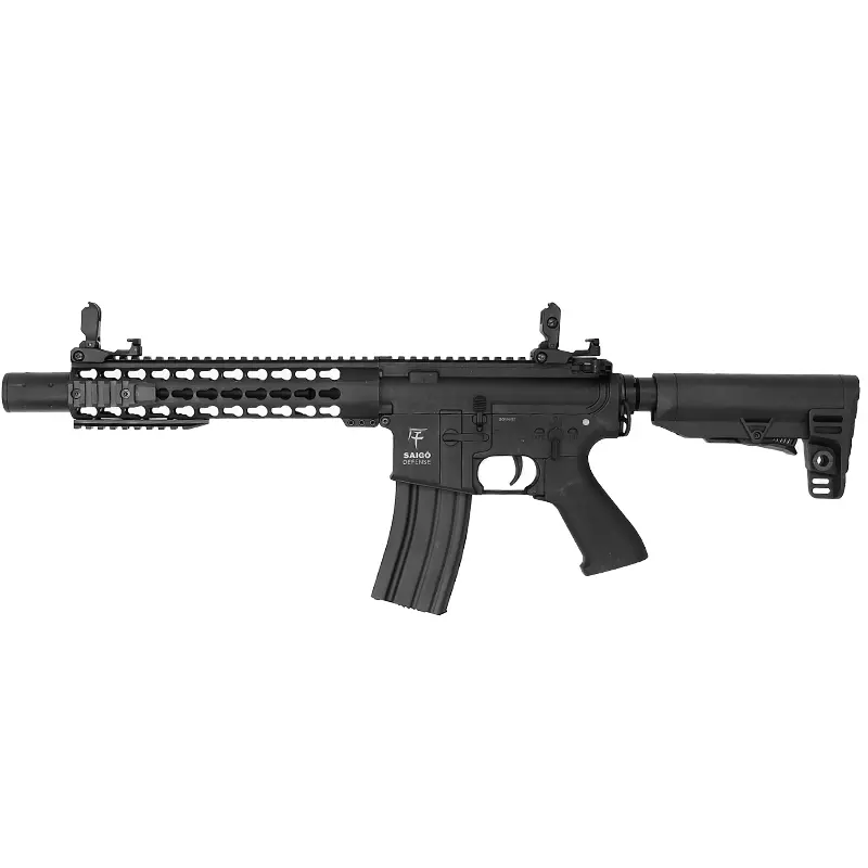 AEG M4 Kenji Long Preta [Saigo] — Rifles de Assalto (AR/M4/AK) — Airsoft Market PT