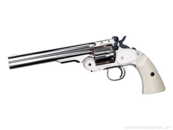 Revolver Schofield 6'' ASG Prata — Pistolas — Airsoft Market PT