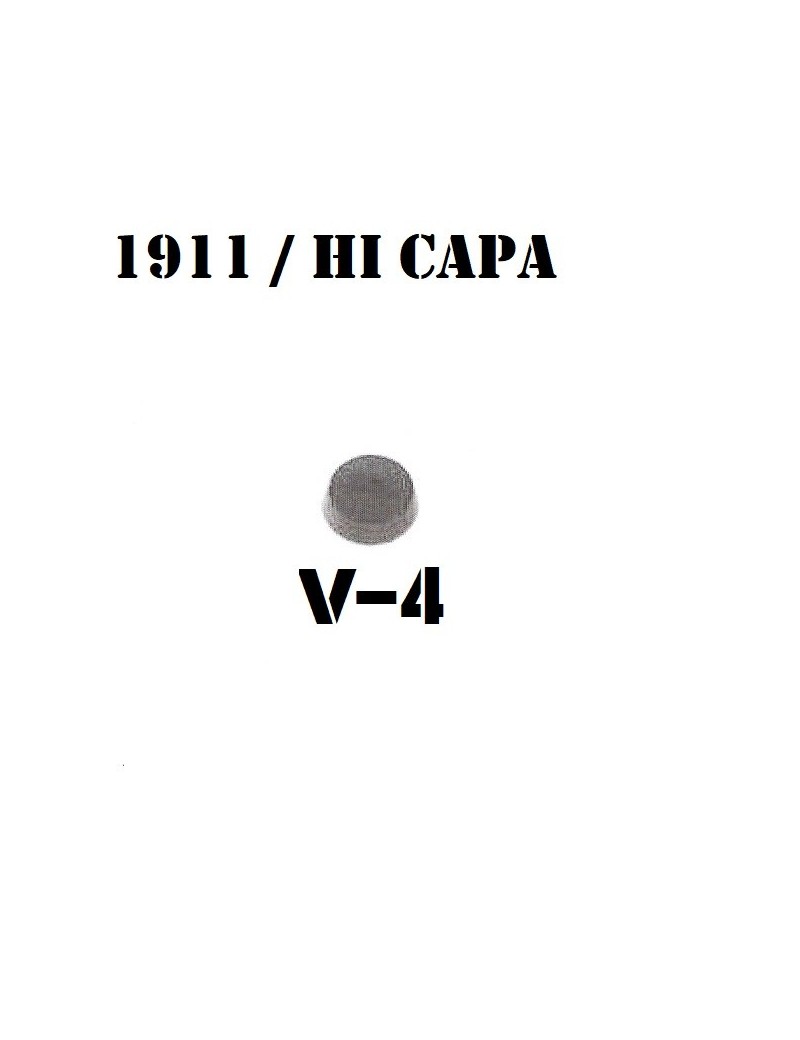 Piston Head 1911 / HI CAPA - V-4 — Peças Internas (GBB/Sniper) — Airsoft Market PT